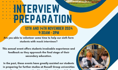 Latest News » Year 13 Interview Preparation Event 2024